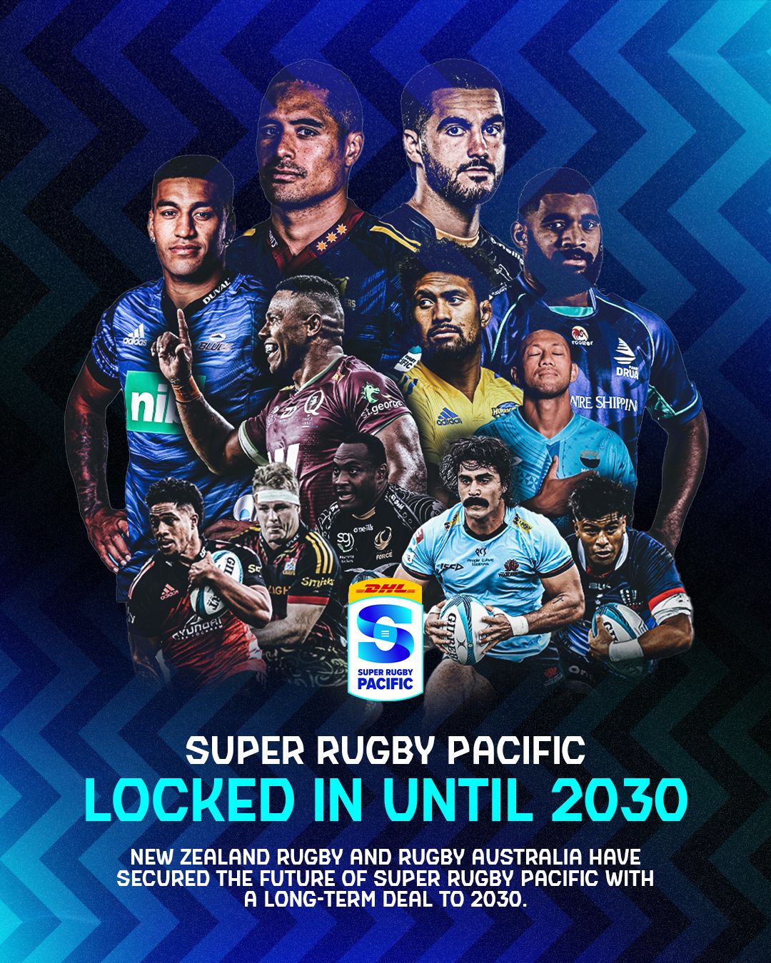 Super Rugby Pacific locked in until 2030